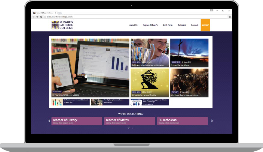 St Paul's Catholic College website