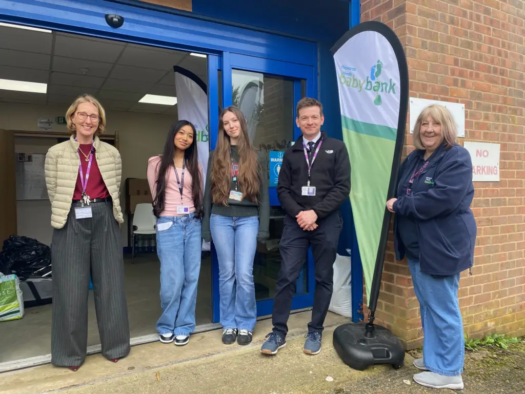 Visit to Haywards Heath baby bank