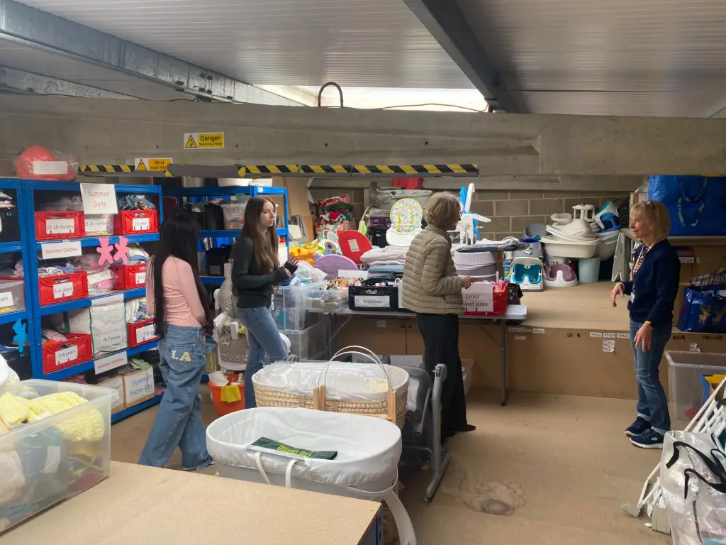 Visit to Haywards Heath baby bank